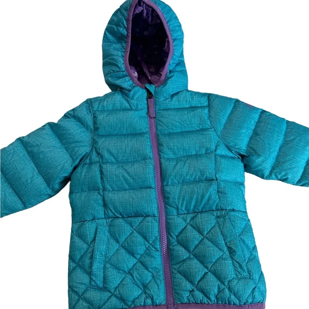 Snozu Girls Puffer Lined Hoodie Jacket Size 2T